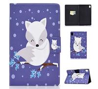 Bspring Huawei MediaPad M6 10.8 2019 Custodia - PU Pelle Folio Custodia Case Cover per Huawei MediaPad M6 10.8 2019,Volpe Artica