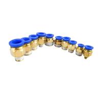 BSPT-1/8 '' 1/4'' 3/8'' 1/2'' maschio-4 6 8 10 12 mm raccordi pneumatici dritti PC6-01 1 pz (PC6-01)