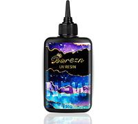 Bsrezn 100g Resina UV, Resina Epossidica Trasparente Dura Alto Gloss Indurente UV, Colla UV Trasparente Premiscelata Attivata Solarmente per La Creazione di Gioielli, Indurimento Rapido