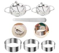bssmmai Ravioli Shaper 6 Pezzi Ravioli Maker in Acciaio Inossidabile Ravioli Shaper Cutter per Ravioli Pierogi Forma Ravioli Gnocchi Stampo per Utensili da Cucina Set Gnocchi Ravioli Making