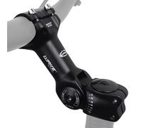BSSOK Manubrio per Bicicletta, Regolabile, 31,8 mm/25,4 mm, Rialzo Manubrio per Bicicletta, 90 mm/110 mm/130 mm, Manubrio per Bicicletta MTB 0~60 Gradi