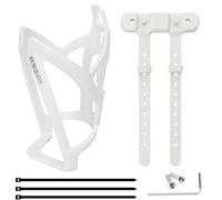 BSSOK Portabottiglie in plastica per bicicletta, portabottiglie per bicicletta, leggero, resistente, in policarbonato, per bicicletta, MTB, bici da strada, mountain bike (bianco)