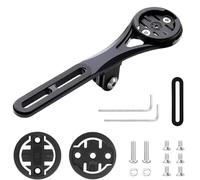 BSSOK Supporto da bicicletta per manubrio Aero, Aero integrato Handlebar Out Front Combo Mount compatibile con Garmin Edge Wahoo Elemnt