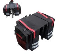 Bssowe Borse Bici Posteriore Laterali, Borsa Portapacchi Posteriore, Borse per Bicicletta Posteriori, Borsa Bici Posteriore, Borses Laterali Bicis, per Il Sedile Posteriores della Bicicletta, Rosso