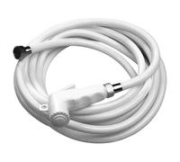 BSSTORE Doccetta Doccia Soffione a Pulsante 2,5 Metri Con Tubo per Uso Nautico Barca Gommone