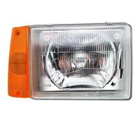 BSSTORE Faro Proiettore Anteriore R2 per Panda dal 1986 al 2003 (141, 141A) Regolazione Elettrica (Destro - Lato Passeggero)