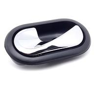 BSSTORE Maniglia Porta Interna Cromata Anteriore e Posteriore per Duster 2010-2017, Sandero 2008-2012 con Clip (Sinistra - Lato Conducente)