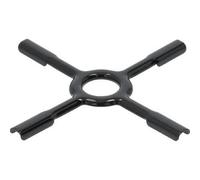 BSSTORE Riduttore Fornello a Croce Smaltata Nera 13cm - Supporto per Pentole; Moka; Caffettiera - Supporto Universale C00033532 A8040