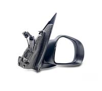 BSSTORE Specchietto Retrovisore Esterno con Calotta da Verniciare, Manuale con Sonda della Temperatura Compatibile con 500L (Sinistra - Lato Guida)