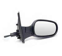 BSSTORE Specchietto Retrovisore Esterno Nero per MICRA 2003-2010 (K12) con Regolazione Manuale (Destra - Lato Passeggero)