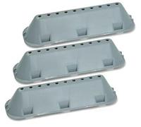 BSSTORE Trascinatore Cestello Lavatrice Compatibile C00065463 (Set da 3 Unità)