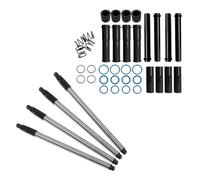 BST BSSP Kit completo di aste di spinta regolabili e copertura kit asta di spinta nera set di ricambio per Harley Davidson Twin Cam 1999-2017 (escluso Touring 2017)