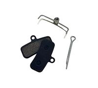 BST PARTS - 1 paio di pastiglie Shimano BR-M640/810/820. Semi metallica (fornito con molla + asta di fissaggio), freno a disco per bicicletta adulto, unisex, nero, standard