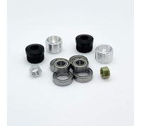 BST PARTS E-VIDENT - Pedali piatti, MTB, Cycle/VAE Adulto, Unisex, Argento, Standard