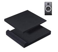 BSTCAR 2Pcs Cuscinetti Di Isolamento Per Monitor Da Studio, Schiuma Acustica Ad Alta Densità, Compatibile con Maggior Parte Di Altoparlanti 30 * 20 * 4.5CM
