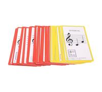 BSTCAR 50 Flash Card per Musica per Pianoforte Scheda Flash per Note di Pianoforte su Entrambi i Lati, Carte Didattiche per Principianti e Professionisti