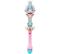 BSTCAR Bacchetta Magica da Principesse con Sfera Rotante e Luce Lampeggiante, Bacchetta Magica Elettronica, Giocattolo Luminosa, di Ruolo per Ragazze