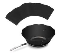 BSTCAR Paraschizzi per padella, paraspruzzi in silicone regolabile, schermi antispruzzo per padelle, protezioni antispruzzo per l'olio da kitchen (Nero)