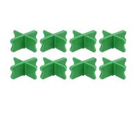 BSTCAR Set da 8 Distanziatori per Decking - Spessori da 1/16, 1/8, 3/16 e /4 di Pollice - Colore Verde - Distanziatori Multifunzionali per Tavole da Decking