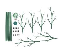 BSTCAR Set di 6 Pali di Sostegno per Piante a Forma di Ramo con Clip per Orchidee e legacci per Piante rampicanti da Interno ed Esterno, Monstera (70cm)