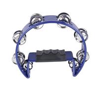 BSTCAR Tamburello musicale Doppio sonaglio Tamburelli a percussione Shaker Strumenti musicali per bambini e adulti