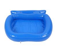 BSTCAR Vasca Gonfiabile per Pediluvio da Piscina, Vasca per Pediluvio con Scaletta di Accesso Alla Piscina, Trattamento Spa Domestico per Fuori Terra
