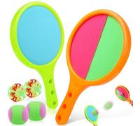 BSTDAYEVER Cattura Racchette Palline Set Racchettoni Giochi Spiaggia Toss