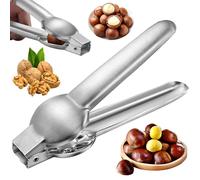 BSTDAYEVER Taglia Castagne Sicuro Schiaccia Castagne Croce Inossidabile | Schiaccia Castagne Alla Corrosione 17.5x5.2cm Apri Castagne per le Dita Elevata Durezza per Tutti i Tipi Noci Utensili