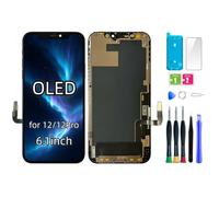 bstdianzi Assieme Schermo OLED sostitutivo per iPhone 12/12 PRO, 6,1" | Display 3D Touch, OLED FHD, kit rip. e adesivo impermeabile. Comp: A2172, A2402, A2403, A2404/A2341, A2406, A2407, A2408.