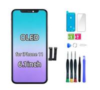 bstdianzi Schermo OLED sostitutivo per iPhone 11 | 6,1" Assieme OLED FHD, display 3D Touch. Kit riparazione e adesivo impermeabile. Comp: A2111, A2221, A2223.