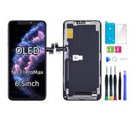 bstdianzi Schermo OLED sostitutivo per iPhone 11 PRO Max | 6,5" Assieme OLED FHD, display 3D Touch. Kit riparazione e adesivo impermeabile. Comp: A2161, A2218, A2220.