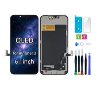 bstdianzi Schermo OLED sostitutivo per iPhone 13 | 6,1" Assieme OLED FHD, display 3D Touch. Kit riparazione e adesivo impermeabile. Comp: A2482, A2631, A2633, A2634, A2635.