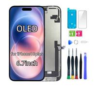 bstdianzi Schermo OLED sostitutivo per iPhone 16 Plus | 6,7" Assieme OLED FHD, display 3D Touch. Kit riparazione e adesivo impermeabile. Comp: A3082, A3290, A3292, A3293, A3291.