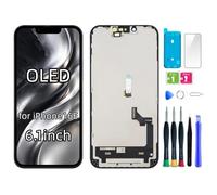 bstdianzi Schermo OLED sostitutivo per iPhone 16e | 6,1" Assieme OLED FHD, display 3D Touch. Kit riparazione e adesivo impermeabile. Comp: A3212, A3408, A3409, A3410.