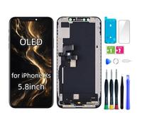 bstdianzi Schermo OLED sostitutivo per iPhone XS | 5,8" Assieme OLED FHD, display 3D Touch. Kit riparazione e adesivo impermeabile. Comp: A1920, A2097, A2098, A2099, A2100.