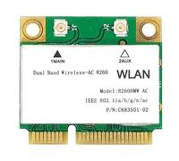 Bstepompre Accessori per Schede di Rete Plastica NIC 1200M WiFi Wireless LAN Dual Band 2.4G 5Ghz Bluetooth 4.2 Adattatore LAN Wireless Gigabit per Win7 Win8 Win10 Linux 8260HMW