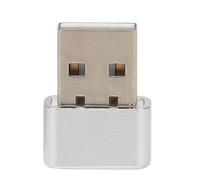 BSTiltion Dispositivo mouse USB piccolo non rilevabile con funzione di movimento casuale per mantenere il PC sveglio al lavoro (argento)
