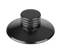 BSTiltion Morsetto di peso record, stabilizzatore per disco, disco girevole, in vinile, display di velocità, alluminio, antivibrazione, per lettore di dischi di vino (nero)
