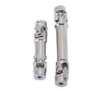 BSTiltion Sostituzione accurata dell'albero di trasmissione per auto RC in acciaio inossidabile per crawler in scala 1/18, trasferimento di potenza ottimizzato per prestazioni fuoristrada (argento)