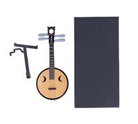 BSTiltion Strumento cinese Zhongruan, realizzato a mano, stile classico, rapporto 1:4, impugnatura comoda per gli appassionati di musica, 14 cm