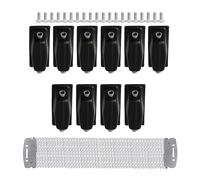 Bstinay 2 pezzi 20 fili per rullante robusto 35,5 cm molla per rullante e 10 capicorda a doppia estremità lunga