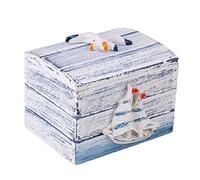 Bstinay 20Pcs PU cuoio oboe fischietto scatola 3 pezzi in nero e facile da trasportare 9,2 x 4,5 x 1,5 cm