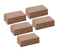 Bstinay 50 fogli di sughero per giunture del collo, accessori per tenore Sopranox, 6,1 x 4,1 cm