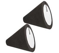 Bstinay Cono elettrico piezoelettrico per batteria, 3,5 x 3,5 cm, confezione da 2, colore: nero