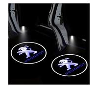 BSWNSJZT 2 Pezzi Luci di Benvenuto di Cortesia per Peugeot 208 E-208 2008 E-2008 2020-2023 2024, Luce Forte Luci Proiettore Porta Portiera Auto Luce Accessories