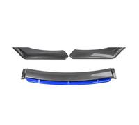BSWNSJZT Auto Spoiler Paraurti Anteriore per Alfa Romeo 166 1998-2008, Anticollisione Spoiler per Labbro del Paraurti Anteriore Accessori,Carbon+Blue