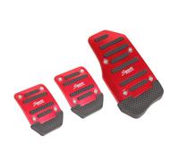 BSWNSJZT Pedale del Freno e dell'acceleratore per Mazda 3 2020-2025, Pedali per Cambio Automatico/Manuale Accessori Auto,MT-Red
