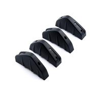 BSWNSJZT per VW T-ROC SUV 2017-2025 Auto Diffusore Paraurti Posteriore, 4 Tappi Auto Labbro Inferiore Spoiler Splitter Anti Collisione Accessori, Black