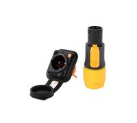 BSWXX 10 pezzi 3 pin impermeabile con bloccaggio maschio cavo spina femmina chassis NAC3MPX o NAC3MX-W + NAC3FPX + connettore Powercon NAC3FX-W .0317