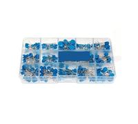 BSWXX 15 valori * 20 pezzi Set di condensatori Assortimento ceramici ad alta tensione Kit assortito Scatola 1nF 2.2nF 10nF 22nF 0.47nF .56nF-10nF Misuratori capacità .0122